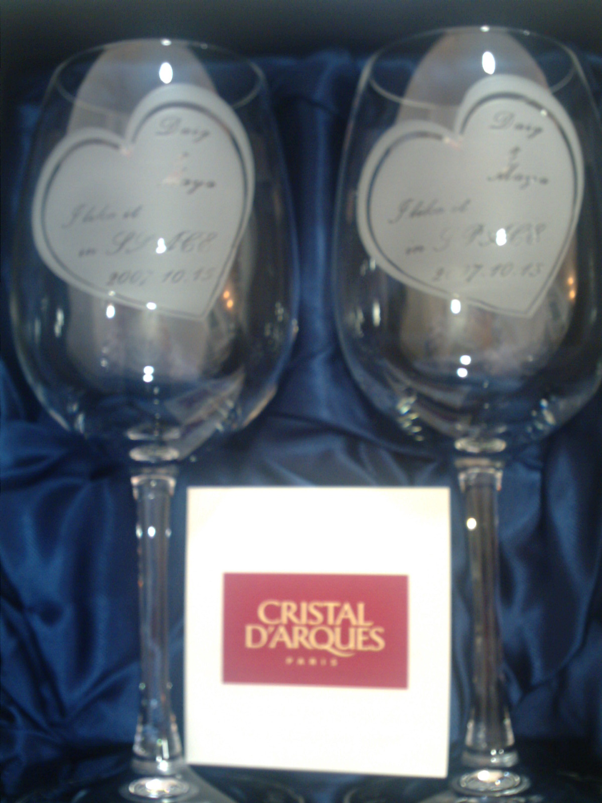 オリジナルのペアグラス